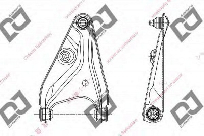 DJ PARTS da1517 -  Рычаг независимой подвески колеса, подвеска колеса